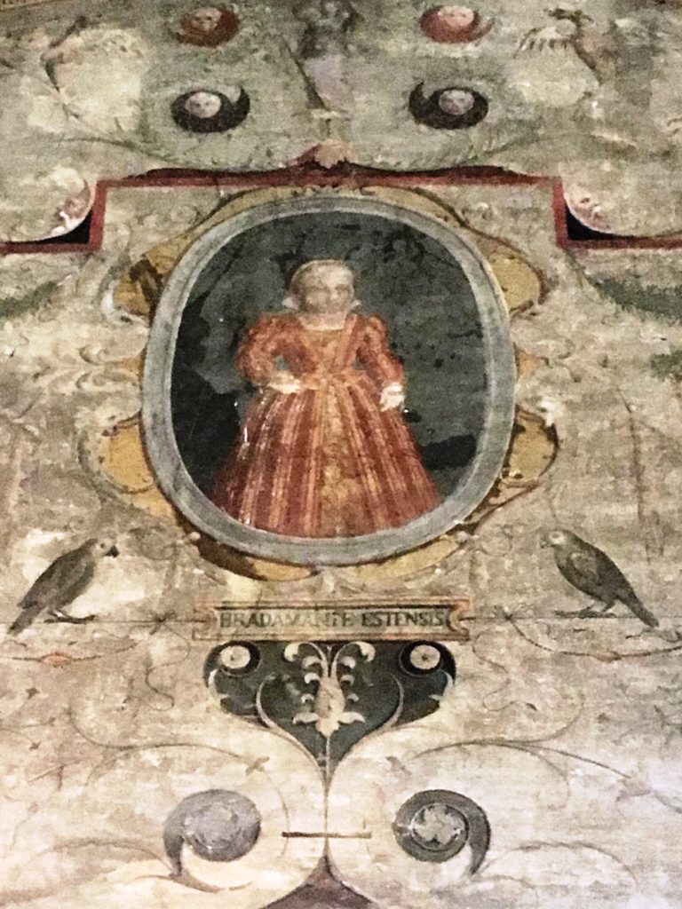 Palazzina di Marfisa - particolari di affreschi -2